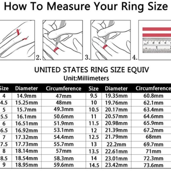 New 925 silver ring, sterling silver jewelry for woman, size 6,7, 8 - Picture 7 of 7